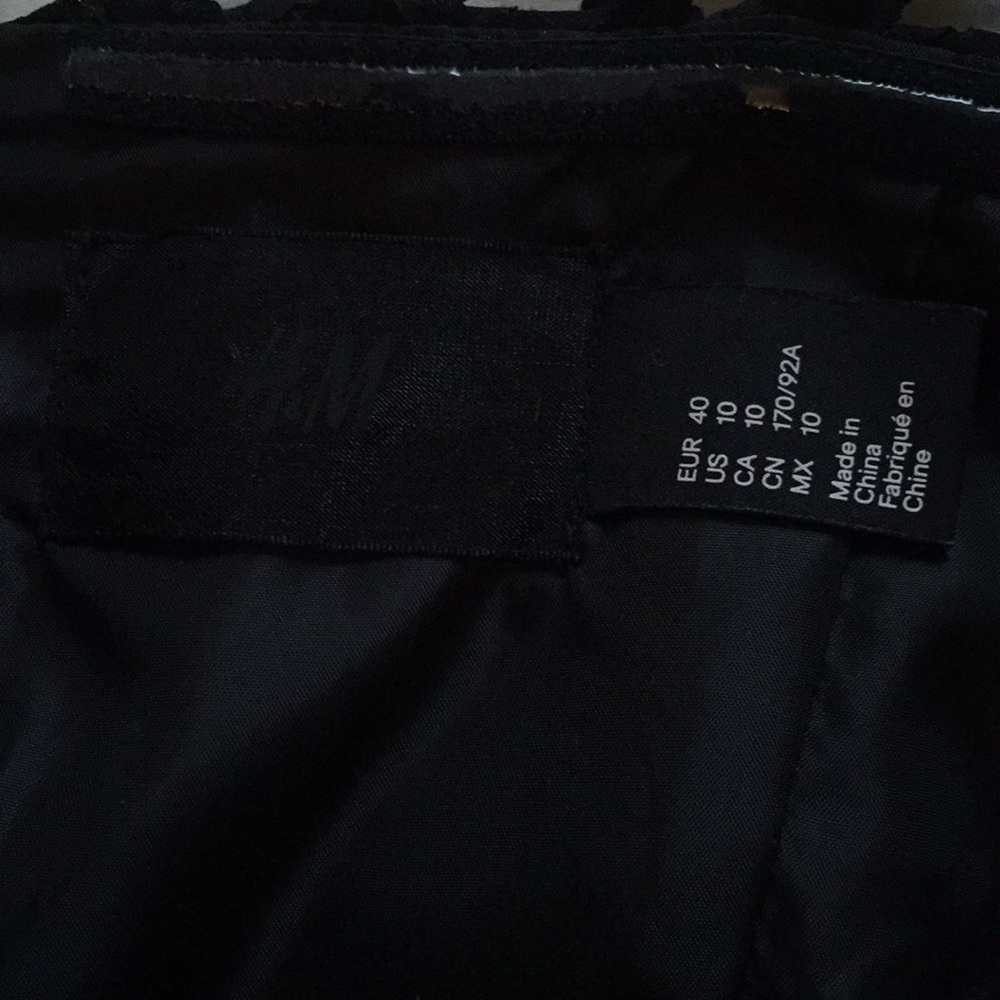 H&M Black Ruffle Dress - Picture 6 of 6